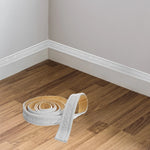 ruban decoratif adhesif fleurs feuilles classique blanc decoration murale stickers fleuris skirting border trims