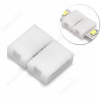 connecteurs ruban led blanc lisse 24v pvc moderne clips 100mm 10 pièces