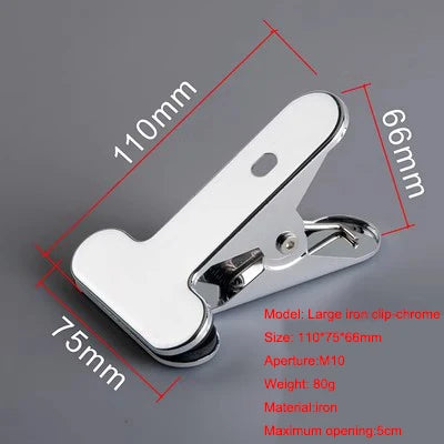 pinces modernes fer aluminium couleurs noir blanc gris fixations certifiées ROHS matériaux ABS