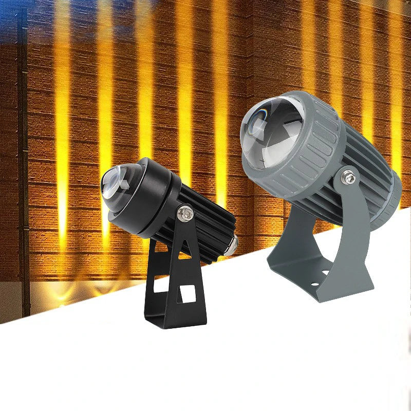 projecteurs extérieurs led spots gris moderne réglables ip66 9w 220v rgb