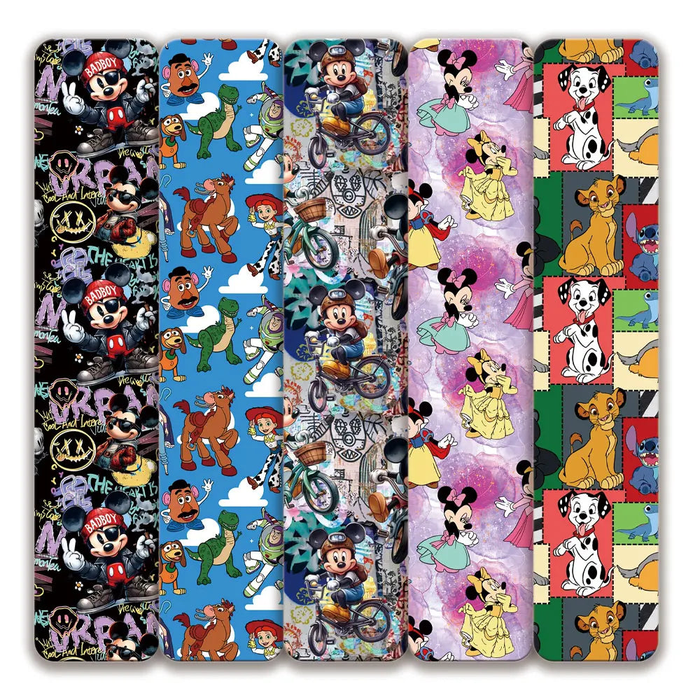 tapis patchwork personnages dessins animés toy story disney princess lion king mickey mouse bleu