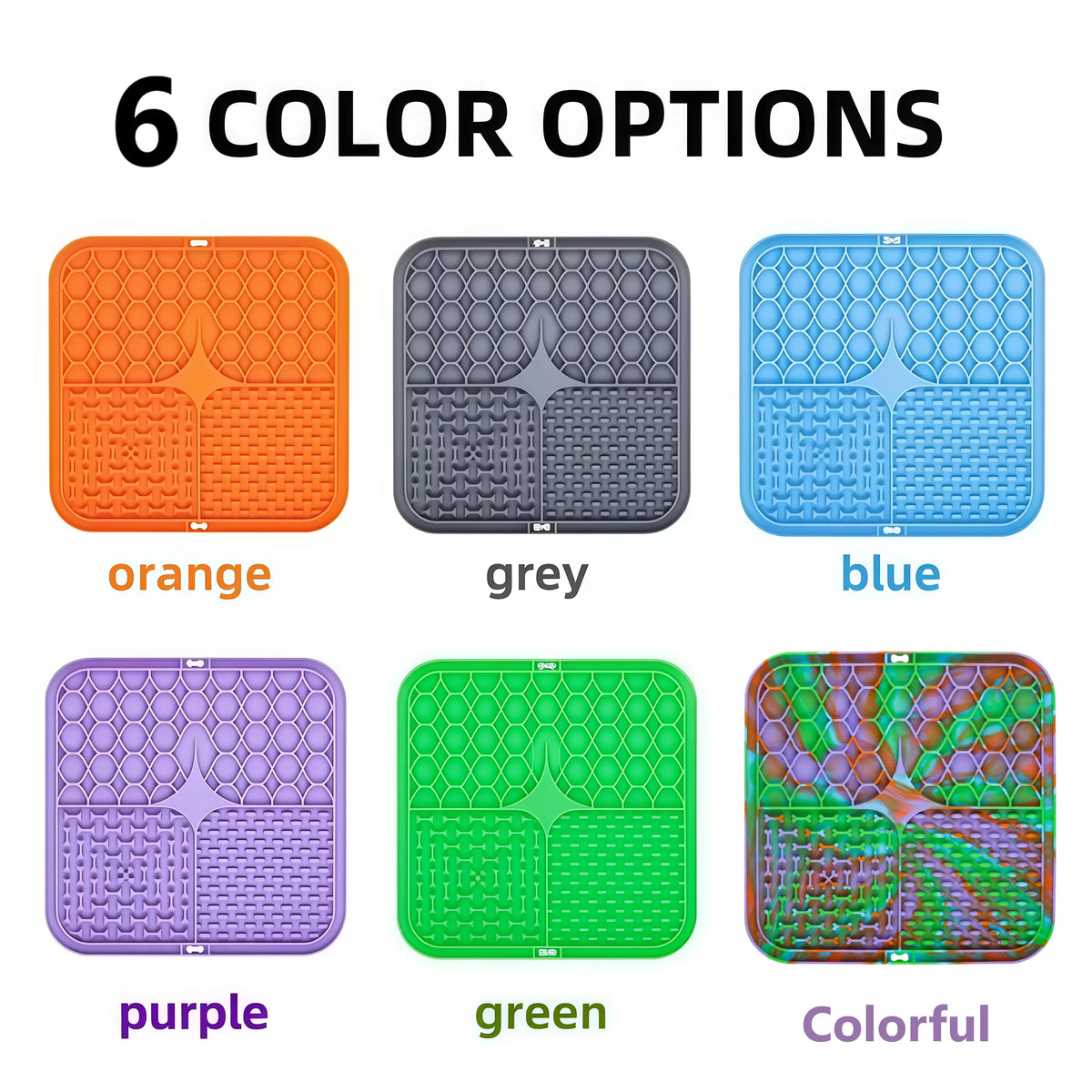 tapis bain animal silicone suction antidérapant moderne orange gris bleu violet vert