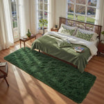 tapis moderne vert foncé doux fourré salon chambre balcon adhésif polyeste qualité spécialité moisture