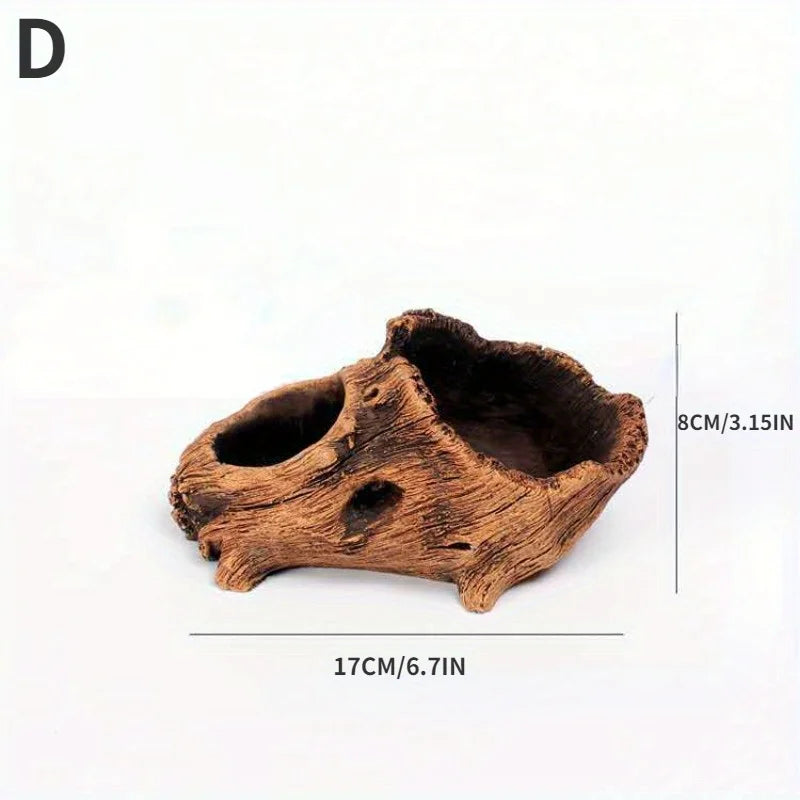 cache pots tronc d'arbre texture bois naturelle rustique marron brun opacité fleur pot ciment