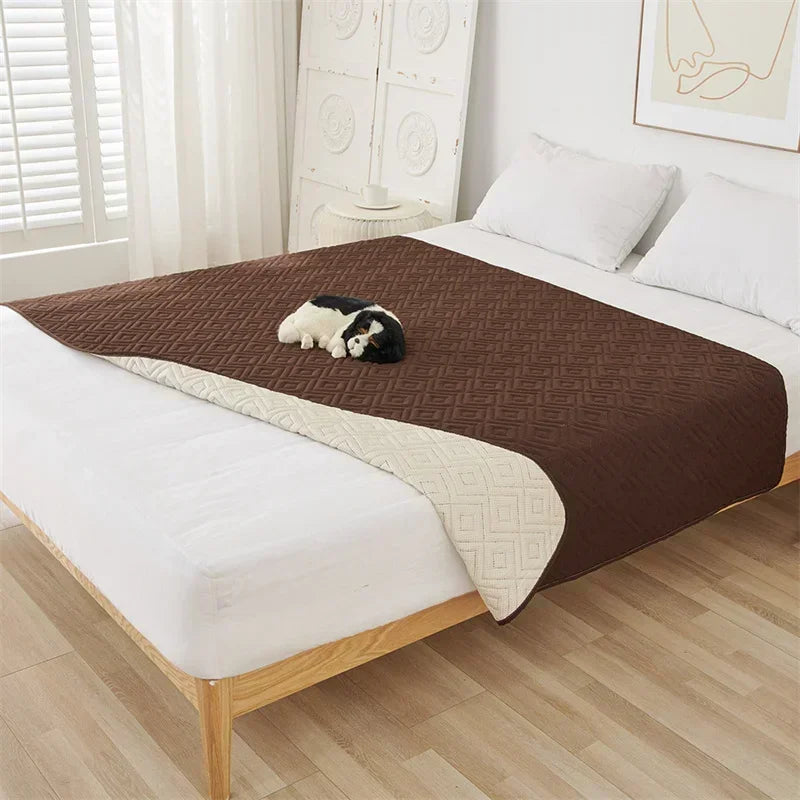 couvre lit anti poussière imperméable matelassé gris moderne grande taille