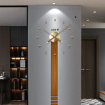 Horloge murale multicolore géométrique pour salon contemporain
