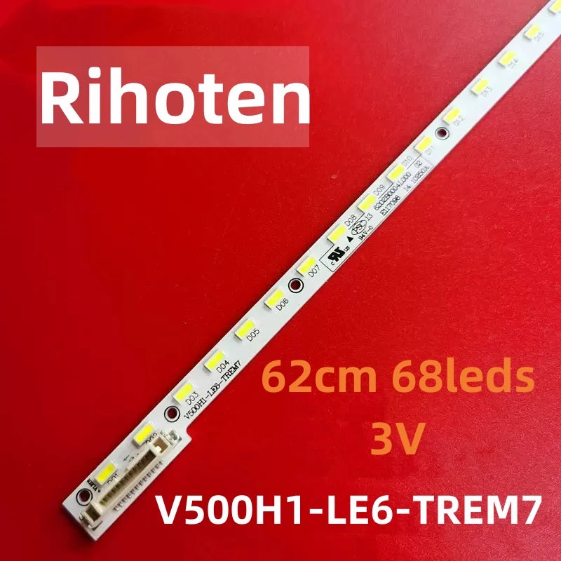 ruban led blanc moderne 68 diodes 62cm 3v opaques industriels aluminium