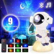 projecteur ambiance astronaute lune lumière bleue rouge vert violet télécommande