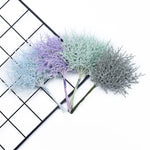 plantes artificielles couronnes fleurs multicolores decoration exterieur naturel branche exposition festive