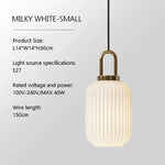 lampe suspendue transparente dorée rayures horizontales moderne filament câble électrique 90v 260v 249lm 2000lm