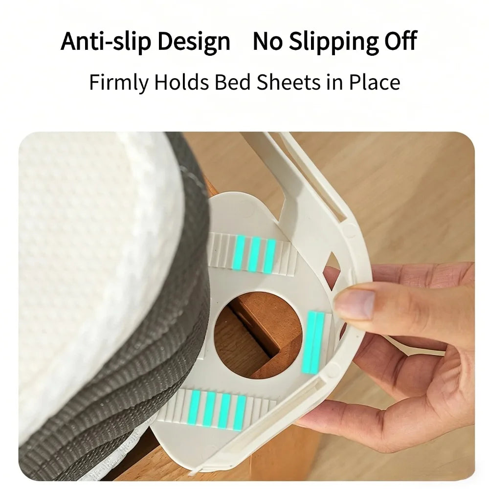 fixateurs draps adhésifs réutilisables blanc gris modernes bandes adhésives chambre lit