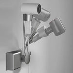aspirateur mural gris moderne adhésif brosse peigne porte aspirateur