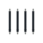 attaches drap noir blanc clips ressorts tissu lisse ajustables utilitaires chambre coucher fournis clips