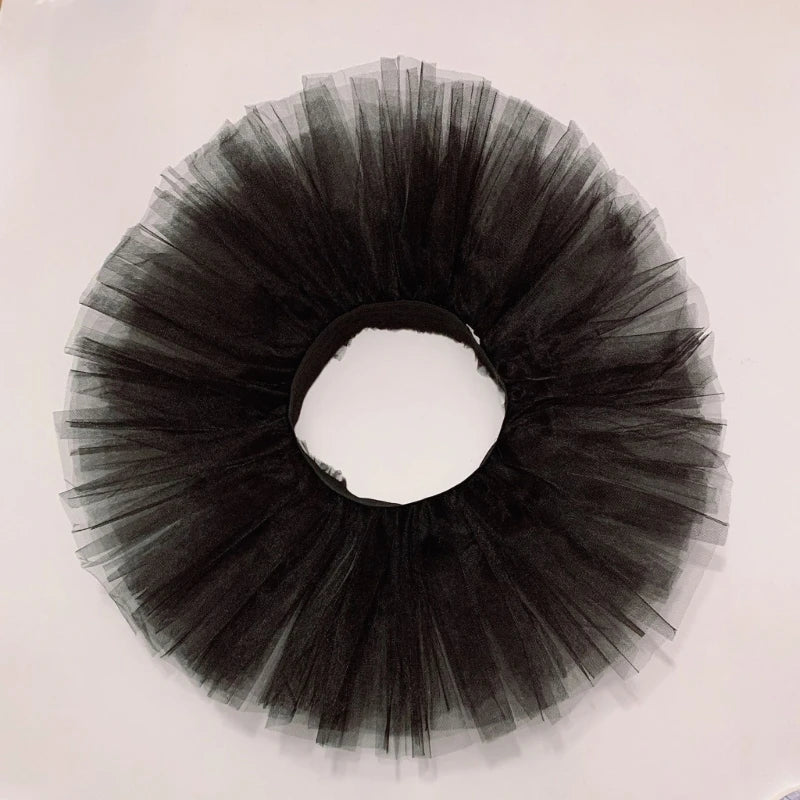 Jupe tutu tulle opaque classique multicolore adulte princesse plissée mini dài dessus genou