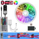 ruban led multicolore moderne télécommande 30m adhésif led rgb 12v non étanche