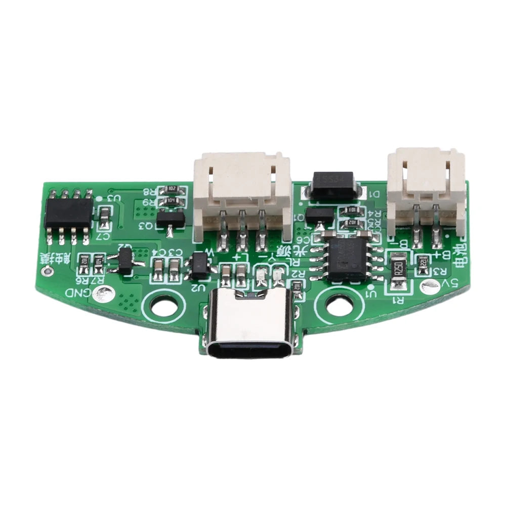 circuit imprimé électronique vert charge type led tactile gradateur infinite dimming composants protégeant batterie