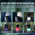 lampe poche rechargeable uv intense multifonction camping travail moderne