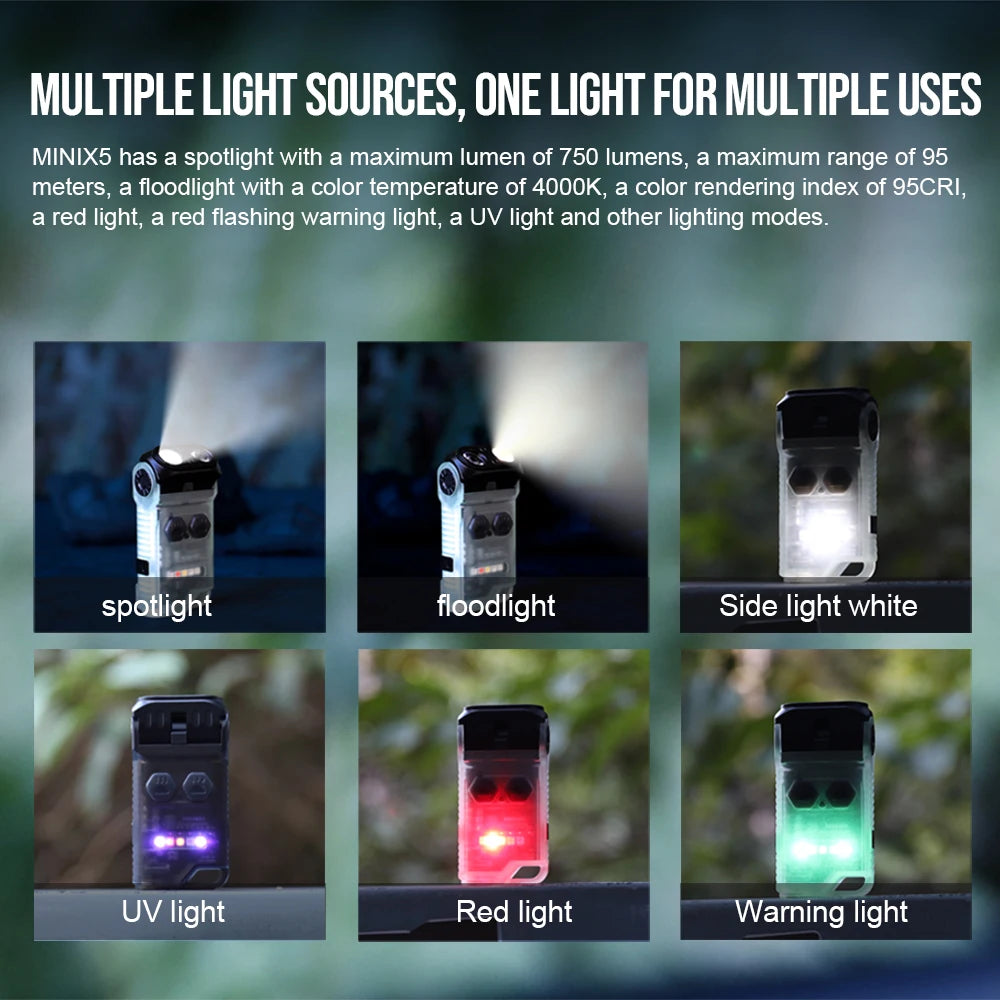 lampe poche rechargeable uv intense multifonction camping travail moderne