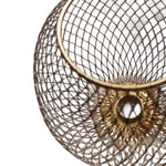abat jour ball clip on doré filetage métal opacité classique suspension