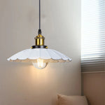 suspension lumineuse industrielle vintage filaire réglable blanc noir doré