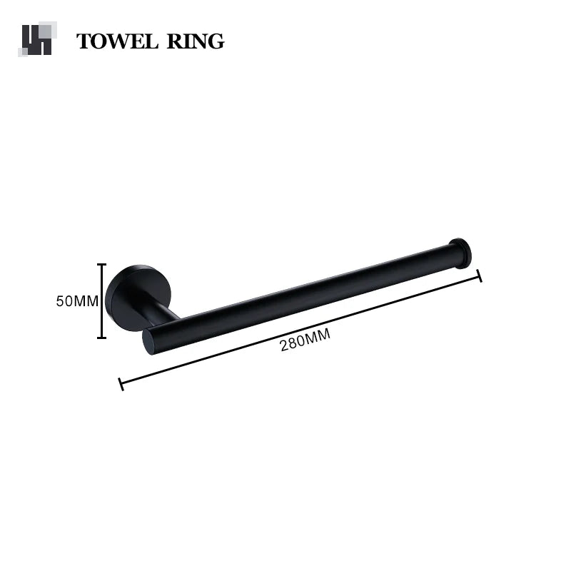 accessoires salle bain noir moderne porte serviettes papier toilette porte robe porte savon tasse