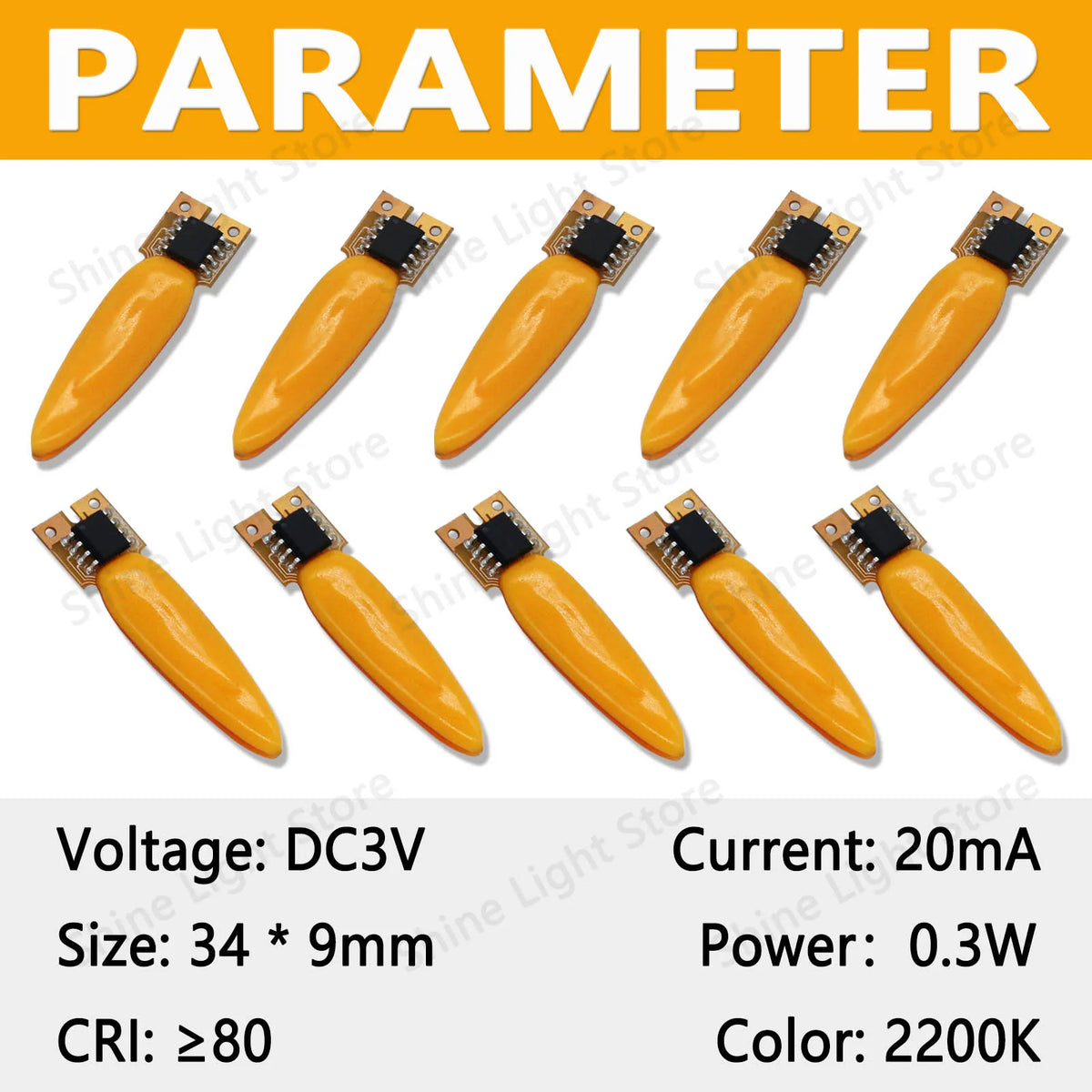 lampe led flash orange moderne adhésif 3v 1800k décoration anniversaire camping restaurant