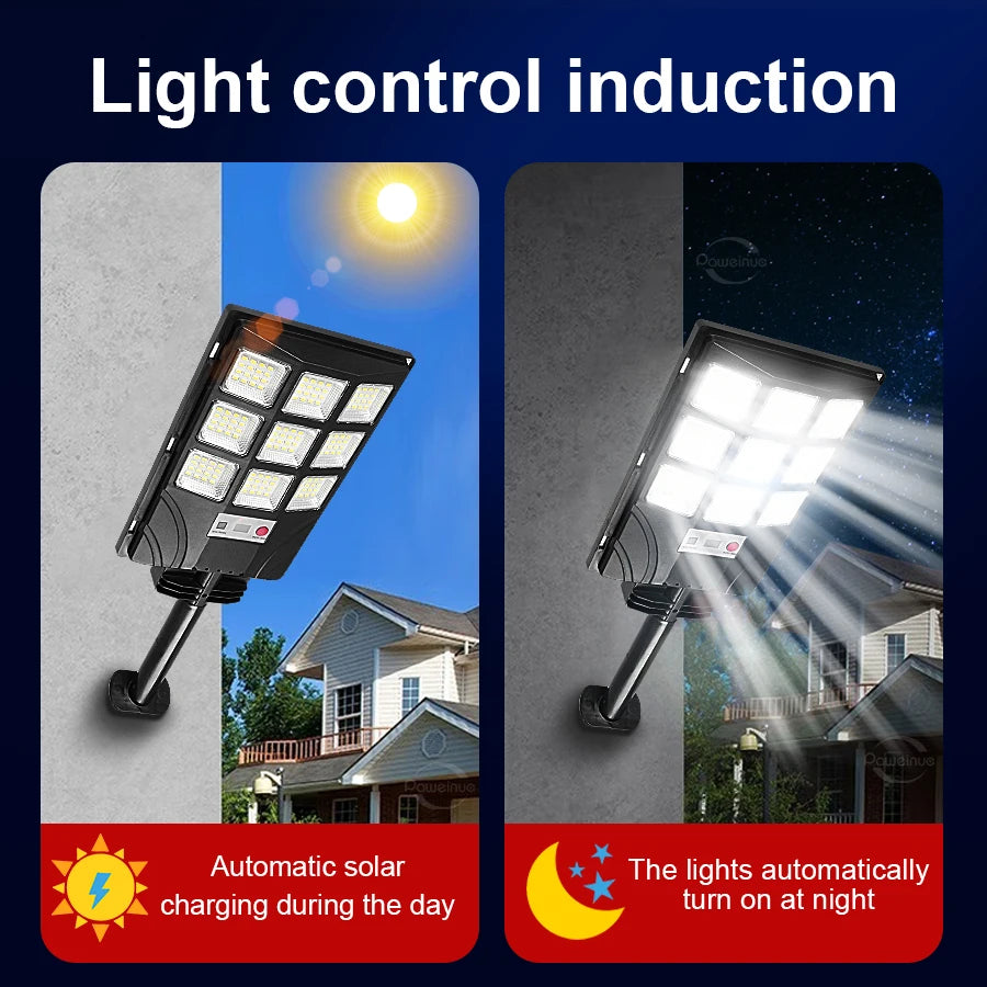 lumière solaire extérieure led moderne ip67 fixée mural garage décoration