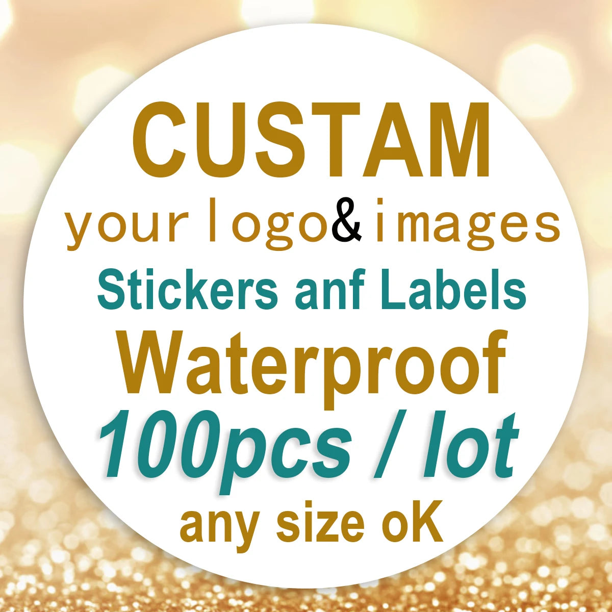 autocollants personnalisables logo étiquettes adhésives pvc entreprise mariage anniversaire événement