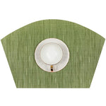 serviettes table vert clair texture bambou moderne respectueux environnement 45x30cm