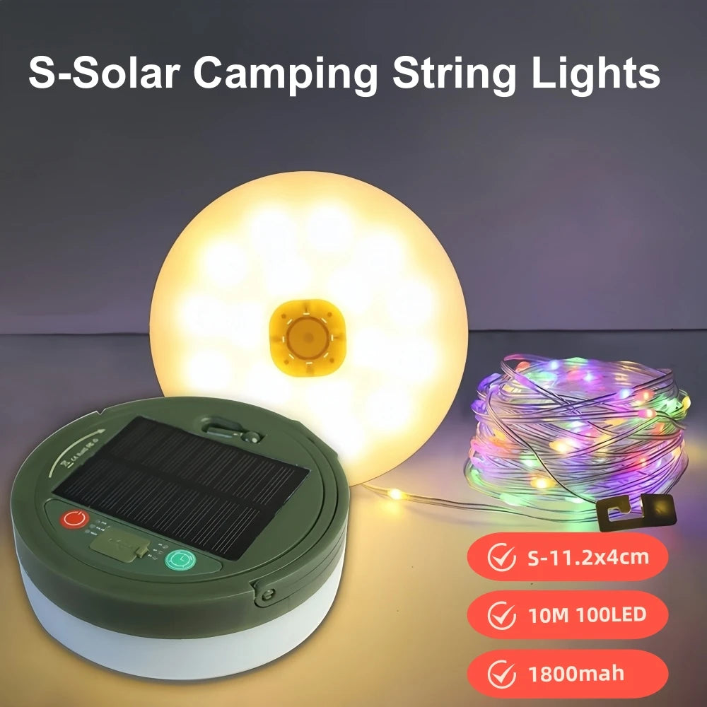 lampe solaire guirlande lumineuse led portable ip65 vert blanc moderne pratiquemaxlength