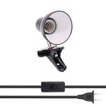 lampe table moderne pinces led rechargeable câble 150cm interrupteur blanc opacité rond conique