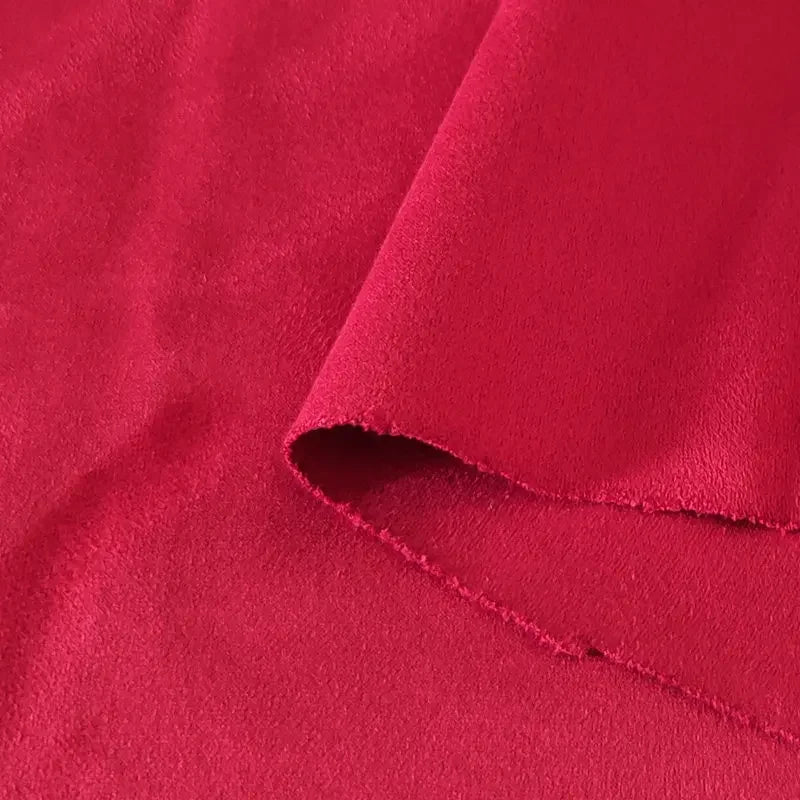 tissu suède double face polyester housse canapé sac couture diy grande largeur uni