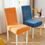 housse chaise rose bleu orange fleurs souriant moderne elasthanne polyester
