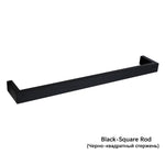 porte serviettes mural acier inoxydable poli moderne thermostatique cache câble noir argenté