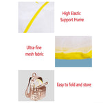 filet anti moustique transparent moderne pliable maille fine blanc rouge jaune bleu