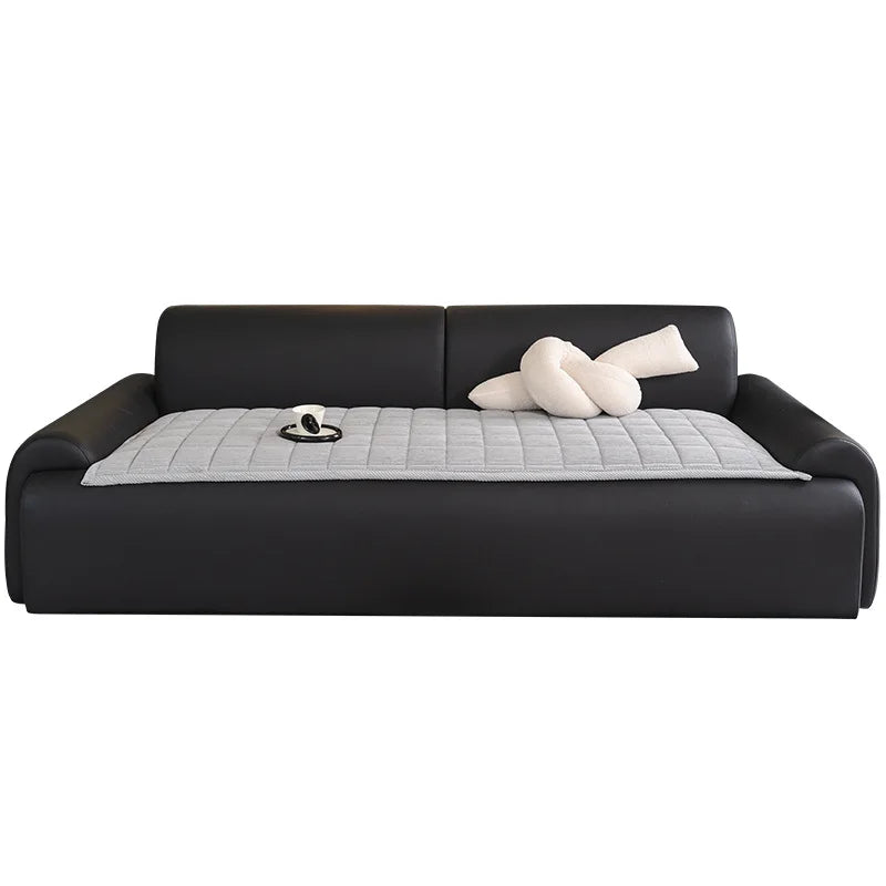 housse canapé peluche rayée gris clair moderne antidérapante machine 70x150 70x180