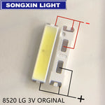 diodes led blanc lot 100 pieces nouvelle rétroéclairage 3v 5w 8520 modernes