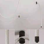 lampe néon moderne blanc lisse opaque clips câble led 4500k 3m 6500k