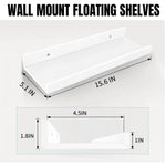 étagères murales modernes bois blanc noir simples flottantes vis mur