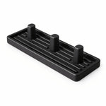 porte brosses dents électriques places support oral moderne minimaliste blanc noir