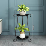 étagères métal or noir blanc plantes intérieur classique moderne autoinstallation multifonctionnels pots