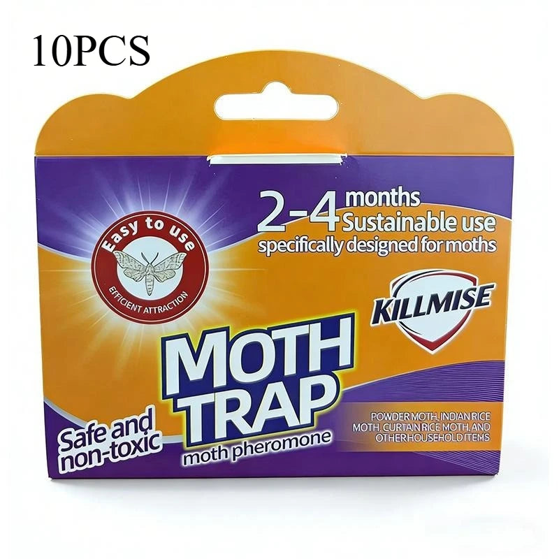 piège papillons adhésif beige bleu clair pratique économique piège insectes auto collant attrape mouches