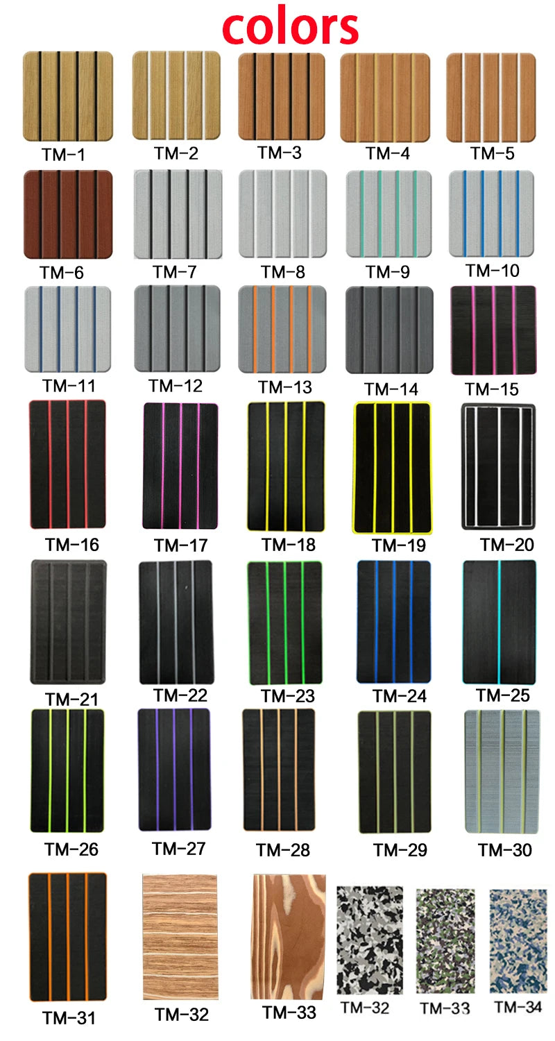 tapis latéral antidérapant protection jet ski noir bleu vert gris