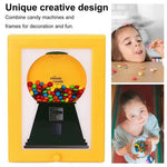 cadre photo gumball machine bonbons mms oursons decoratif ludique retro transparent plastique lisse