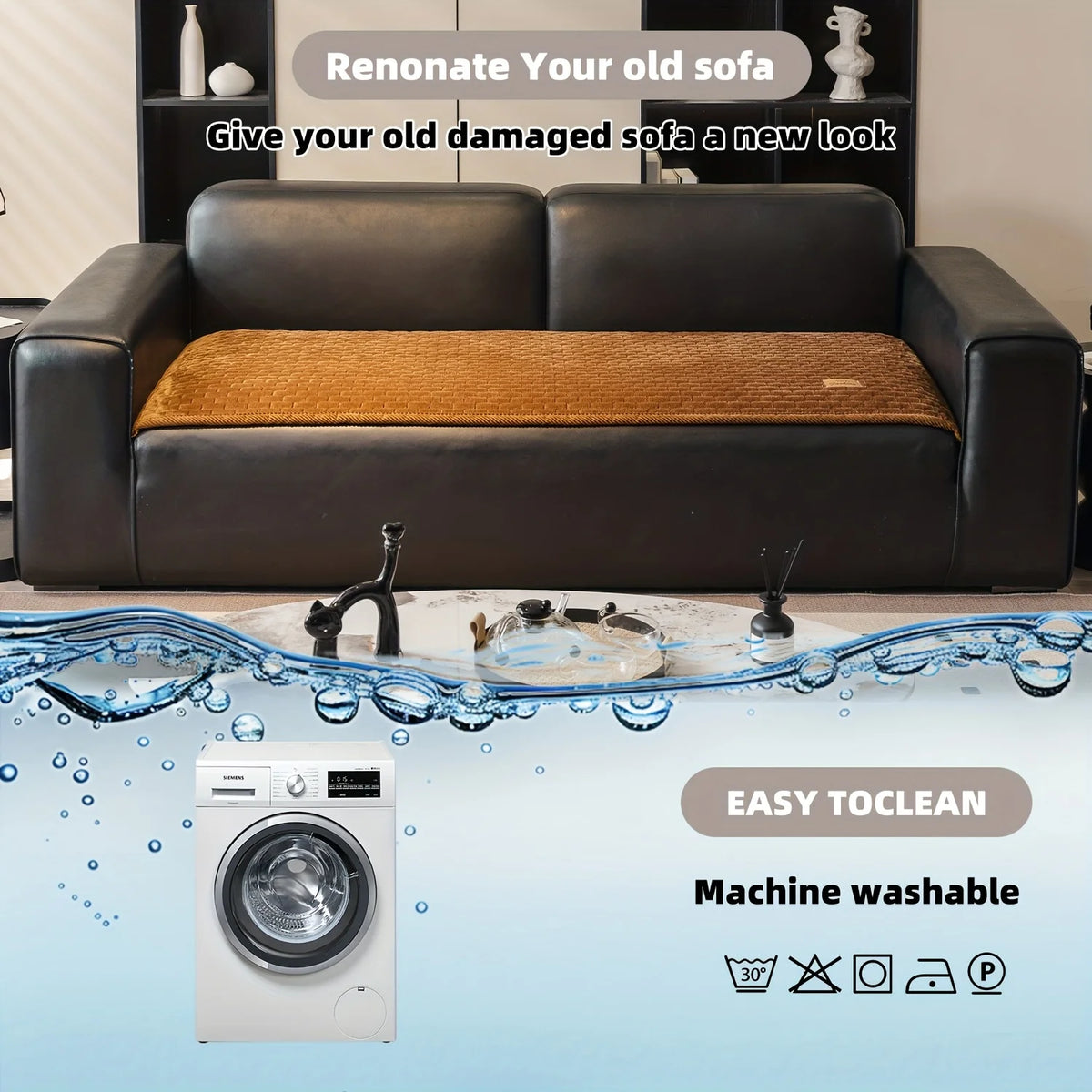 housse canapé matelassée peluche épaisse velours côtelé moderne antidérapante animaux compatible machine lavable sectionnel