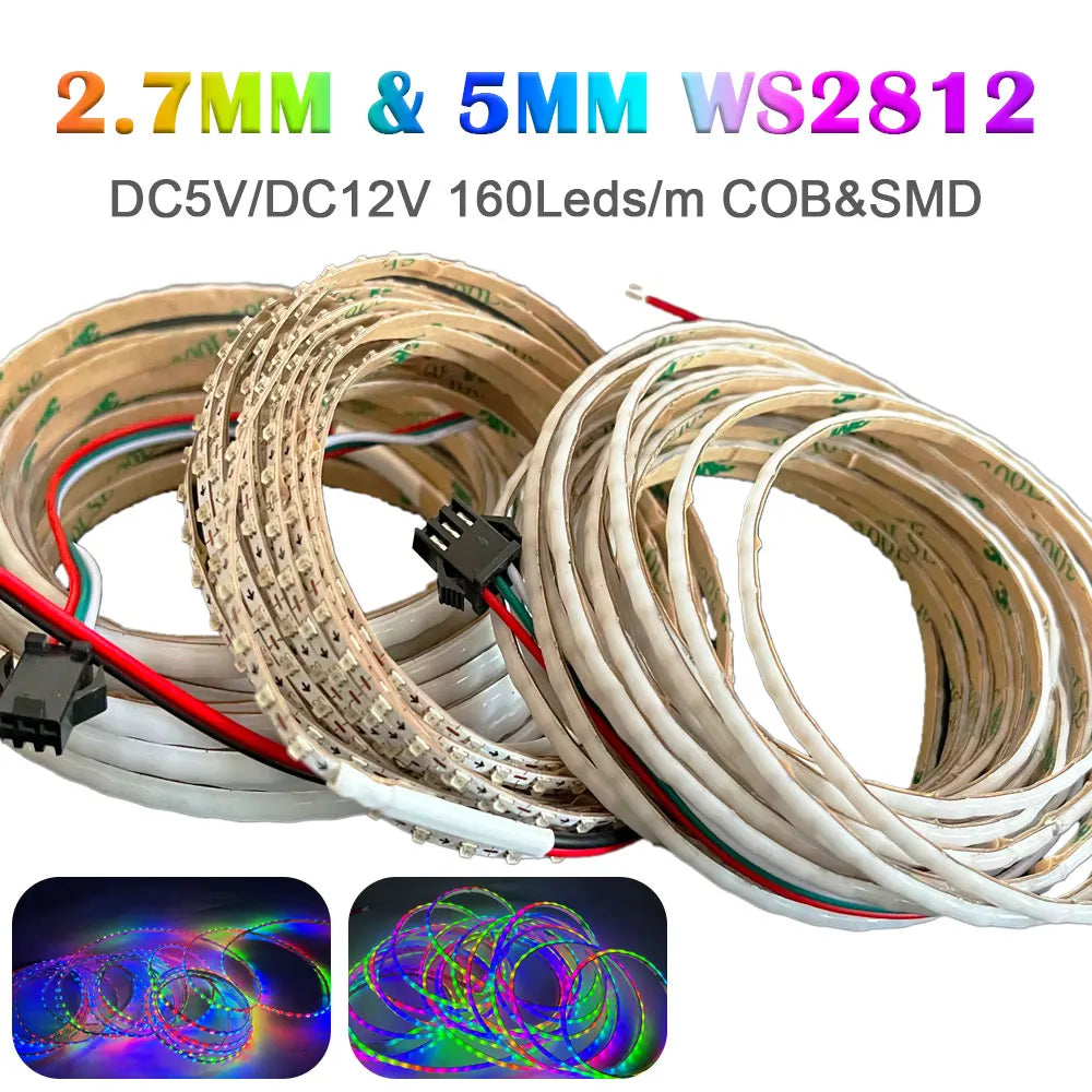ruban led blanc multicolore 160 leds flexible moderne adhésive câbles données alimentation
