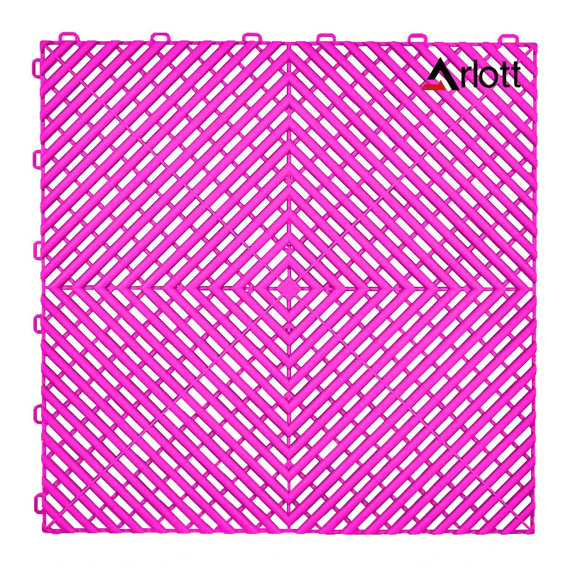 tapis sol modulaires antidérapants bleu noir blanc moderne connecteurs clip système