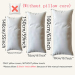 coussin corps anime violet personnages féminins détaillés blanc bleu beige nuit