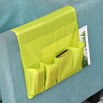 sac main vert citron texture rugueuse moderne poches adhésif pliable rangement respectueux environnement