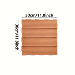 sol modulaire plaque rayées marron gris moderne extérieur balcon terrasse jardin